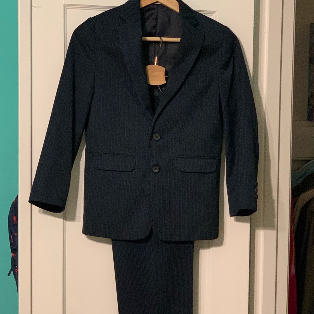 Big Boy’s Dark Blue Pinstriped Suit